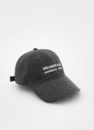 Кепка бейсболка женская серая