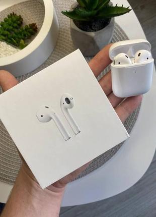 Навушники airpods 2,бездротові навушники аірподс 2,навушники apple,навушники lighting