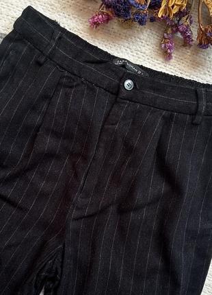 Классические зауженные плотные брюки завиской талией, зауженные плотные брюки с высокей талией