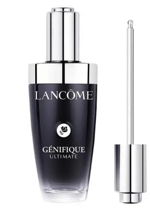 Усовершенствованная сыворотка для восстановления кожи лица lancome genifique ultimate serum refillable bottle. объем 50 ml.
