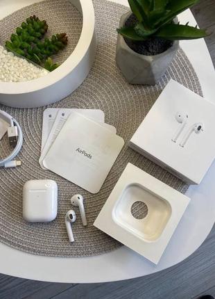 Навушники airpods 2,навушники бездротові apple,бездротові аірподси,airpods 2 apple