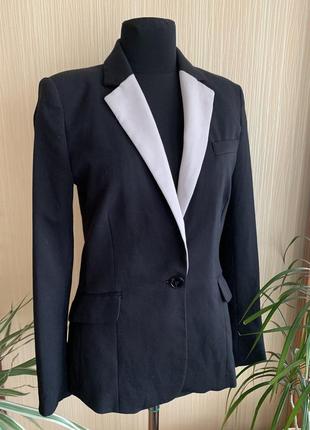 Пиджак женский черный h&amp;m размер s/m