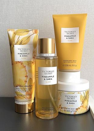Набір victoria's secret "pineapple & shea" з натуральної колекції