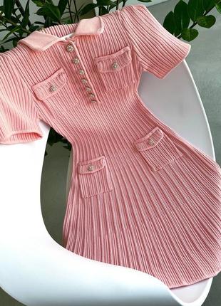 Невероятное брендовое платье в стиле chanel