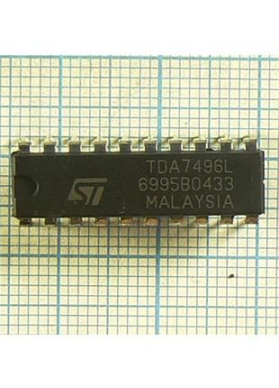 Лот: 1 × 120.00 ₴ = 120 ₴ tda7496l dip20 10...18v 2×2w 8ohm унч з регулятором гучності tda7496