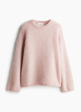 Свитер из мохера свитер мохер розовый 1242877002 h&m hm premium оригинал ✅ xs s m l xl xxl