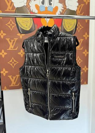 Брендовая женская жилетка calvin klein/качественная жилетка келвин клеин на весну-осень