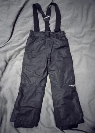 Детские зимние брюки на подтяжках как для мальчика так и девочки качественные.