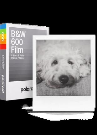 Чорно-біла фотоплівка polaroid 600 b&w