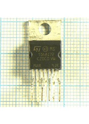 Лот: 1 × 120.00 ₴ = 120 ₴ tda8172 to220-7 35v 3a вихідний каскад кадрової розгортки