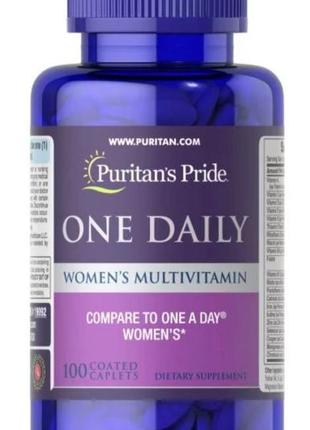 Puritan's pride one daily women's 100 капс. мультивитамины для женщин