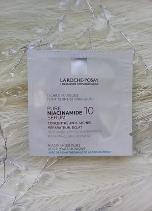 💟la roche-posay pure niacinamide 10 serum чиста ніацинамідна сироватка2 фото