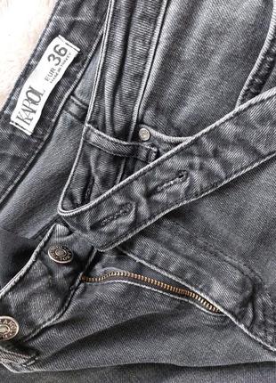 Базові сірі джинси karol розмір 36 (s-m)5 фото