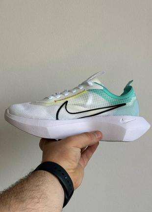 Жіночі кросівки в стилі nike vista lite barely volt white найк віста лайт білі бірюзові салатові сітка літні5 фото