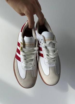 Кроссовки adidas sporty &amp; 97 white red3 фото
