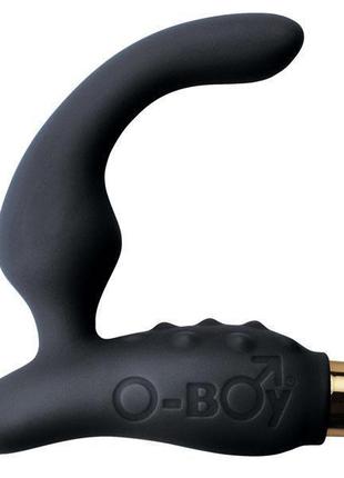 Чорний масажер простати rocks off o-boy black