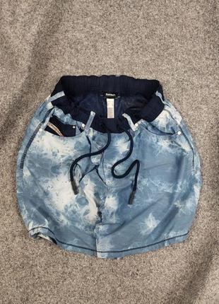 Чоловічі оригінальні шорти diesel industry beachwear нейлонові  з кишенями armani levis