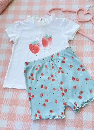 Літній милий комплект для дівчинки