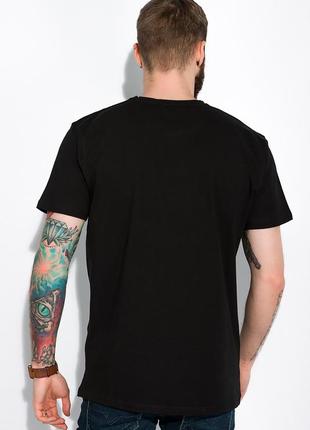 Чоловіча молодіжна футболка з принтом туреччина бавовна чорний m3 фото