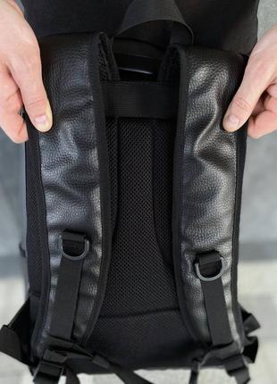 Мужской, женский рюкзак для ноутбука из эко кожи, кожаный5 фото