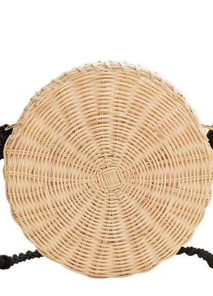 Летняя плетеная сумочка mango2 фото