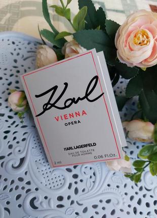 Оригинальный пробник karl lagerfeld vienna opera, eau de toilette, 2 мл2 фото