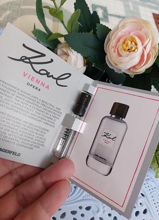 Оригінальний пробник karl lagerfeld vienna opera, eau de toilette, 2 мл