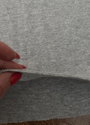 Базовый гольф водолазка  в рубчик короткий рукав zara размер m лонгслив  топ5 фото
