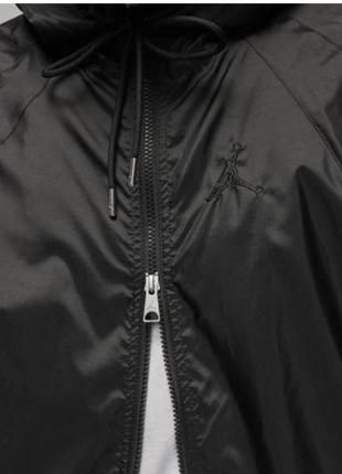 Куртка air jordan essentials men's woven jacket black ветровка3 фото