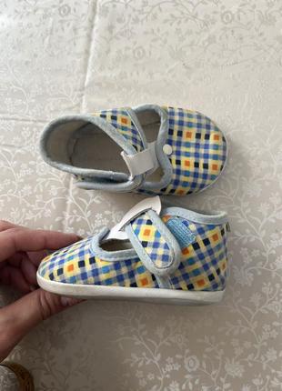 Детские копки первой обуви копки на липучке