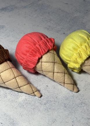 Морозиво рожок з фетру