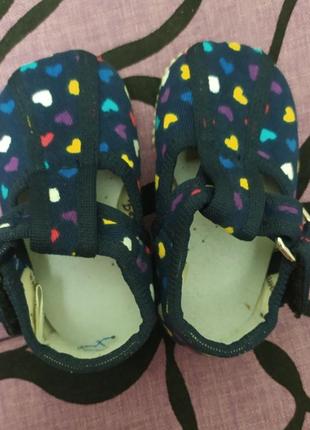 Новые детские тапочки размер 13