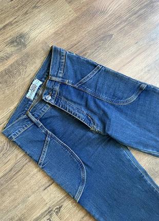 Винтажные джинсы клеш, эластичные, стрейчевые джинсы2 фото