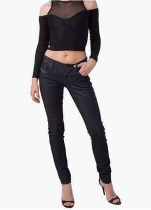 Джинсы от diesel grupee super slim-skinny stretch 0881k дизель тунис 👉 30w/32l7 фото