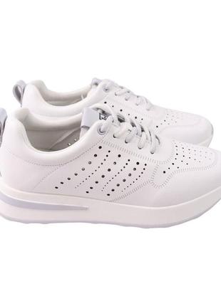 Кроссовки женские li fexpert белые натуральная кожа, 37