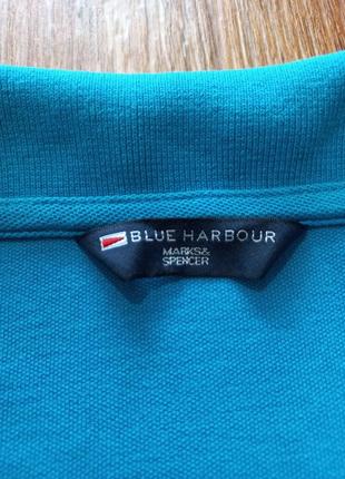 Мужская футболка с воротником . " blue harbour " . чоловіча футболка з воротником .2 фото