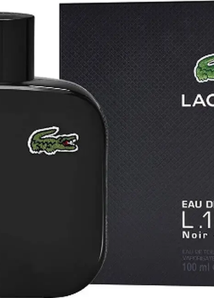 Мужской парфюм, вода lacoste eau de lacoste l.12.12 noir intense (лакост эква де лакост л. 12.12 ноир)100мл