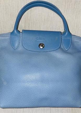 Кожаная маленькая longchamp extra small le liage