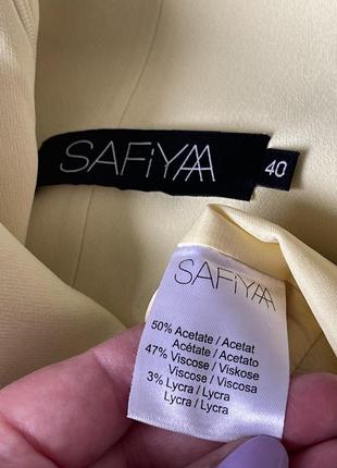 Сукня максі лимонного кольору люкс бренд safiyaa р.129 фото