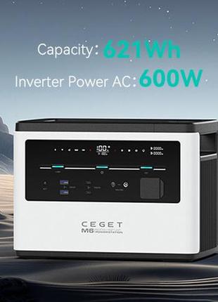 Зарядна станція ceget em-m6 600в/621кв*год