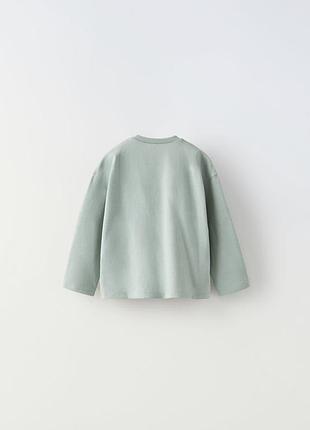 Светр реглан лонгслів дитячий zara 2