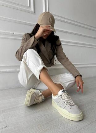 Кроссовки adidas campus x bad bunny beige4 фото