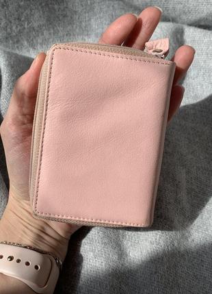 Жіночий ніжно рожевий,шкіряний гаманець  від tommy&kate2 фото