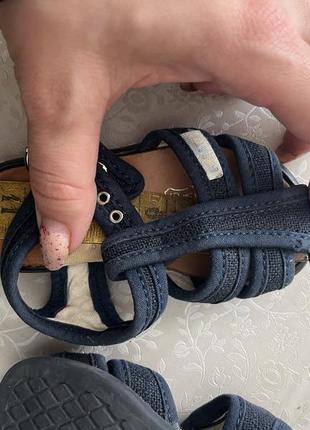 Детские босоножки сандалии для мальчика 18 итальянская обувь3 фото
