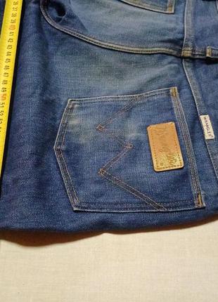 Джинси кльош талія 86 см vintage wrangler    блискавка talon саржа  broken twill6 фото