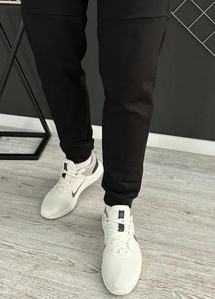 Мужские спортивные штаны демисезонные черные nike3 фото