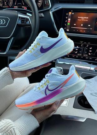 Жіночі кросівки nike air zoom white purple orange5 фото