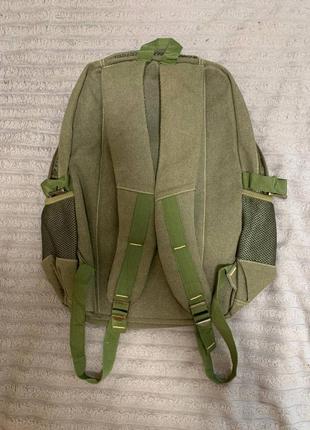 Рюкзак денімовий. зелений (хакі)2 фото