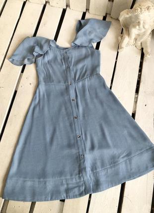 Платье сарафан на лето детский для девочки colabear голубой 122,1402 фото