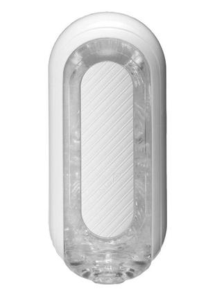 Мастурбатор tenga flip zero gravity white, змінювана інтенсивність стимулювання